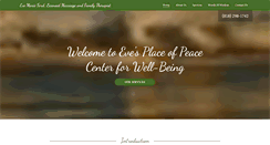 Desktop Screenshot of evesplaceofpeace.com